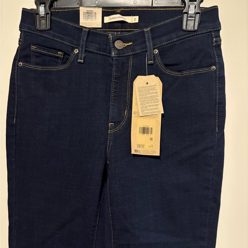 Levi's Blue Skinny Jeans Classic Fit - Picture 4 of 4